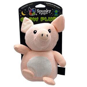 NWT Spunky Pup Large Plush Glow in The Dark Pig